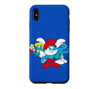 Smurfs Big Papa Smurfette Brainy Cartoon Retro 80s 90s Pose Case for iPhone XS Max