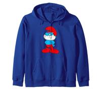 Smurfs Big Papa Wise Old Clever Genius Pose Classic Master Zip Hoodie