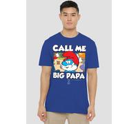 Smurfs Call Me Big Papa T-Shirt, Royal | Size: 3XL Smurfs Royal 3XL