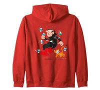 Smurfs Gargamel Smurf Battle Bad Day Friends Retro Teamwork Zip Hoodie