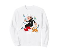 Smurfs Gargamel Smurf Battle Bad Day Friends Teamwork Retro Sweatshirt