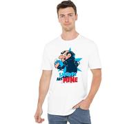 Smurfs Gargamel Smurfs are Mine Unisex T Shirt, White, Large