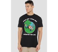 Smurfs Gargamel T Shirt, Black The Smurfs Black XXL