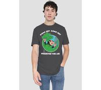 Smurfs Gargamel T-Shirt, Charcoal Smurfs Grey XXXL