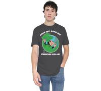 Smurfs Gargamel Unisex T Shirt, Charcoal, Large
