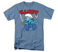 Smurfs Handy Unisex T Shirt, Carolina Blue, X-Large
