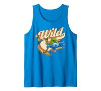Smurfs Hefty Smurf Wild Jungle Adventure Retro Tarzan Amazon Tank Top