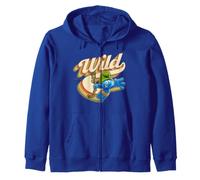Smurfs Hefty Smurf Wild Jungle Adventure Retro Tarzan Amazon Zip Hoodie