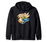 Smurfs Hefty Smurf Wild Jungle Adventure Tarzan Amazon Retro Zip Hoodie