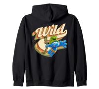 Smurfs Hefty Smurf Wild Jungle Adventure Tarzan Retro Amazon Zip Hoodie