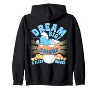 Smurfs Lazy Smurf Dream Sleep Big 60s Festival Culture Pop Zip Hoodie
