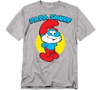 Smurfs Papa Smurf Unisex T Shirt, Athletic Heather, Large