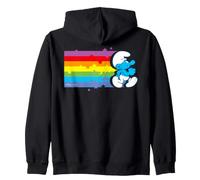 Smurfs Rainbow Adventure Outdoor Explorer Fun Retro Memories Zip Hoodie
