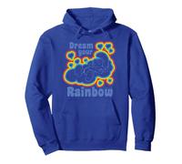 Smurfs Rainbow Dreams Happy Nap Sleepy Retro Smurf Daydream Pullover Hoodie