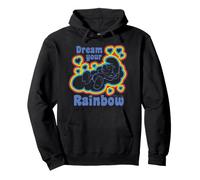 Smurfs Rainbow Dreams Happy Nap Sleepy Smurf Daydream Retro Pullover Hoodie