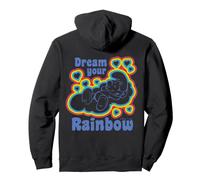 Smurfs Rainbow Dreams Happy Nap Sleepy Smurf Retro Daydream Pullover Hoodie