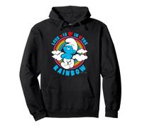 Smurfs Rainbow Love Romantic Valentines Friend BFF Classic Pullover Hoodie
