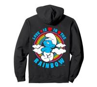 Smurfs Rainbow Love Romantic Valentines Friend Classic BFF Pullover Hoodie