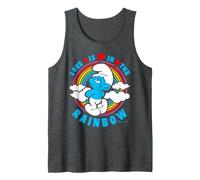 Smurfs Rainbow Love Romantic Valentines Friend Classic BFF Tank Top