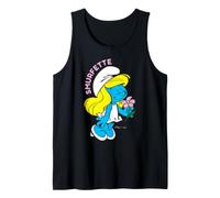 Smurfs Smurfette Girly Pretty Flowers Queen Bee Love Classic Tank Top