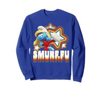 Smurfs Smurfette Kung Fu Martial Arts Girl Classic Power Fun Sweatshirt
