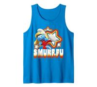 Smurfs Smurfette Kung Fu Martial Arts Girl Classic Power Fun Tank Top