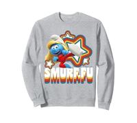 Smurfs Smurfette Kung Fu Martial Arts Girl Power Classic Fun Sweatshirt