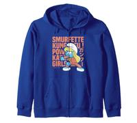 Smurfs Smurfette Kung Fu Ninja Girl Power Classic Tokyo Fun Zip Hoodie