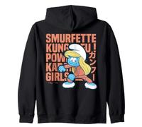 Smurfs Smurfette Kung Fu Ninja Girl Power Tokyo Classic Fun Zip Hoodie