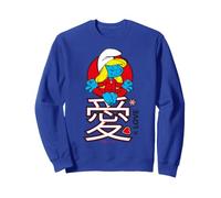 Smurfs Smurfette Love Heart Kung Fu Classic Ninja Girl Power Sweatshirt