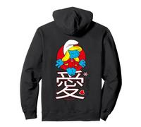 Smurfs Smurfette Love Heart Kung Fu Ninja Girl Classic Power Pullover Hoodie