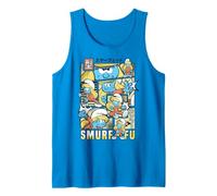 Smurfs Smurfette Smurf Fu Ninja Pose Classic Tokyo Japan Fun Tank Top