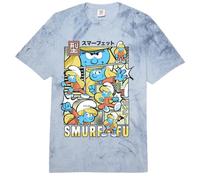 Smurfs Smurfette Smurf Fu Ninja Pose Tokyo Japan Classic Fun Comfort Colors Adult Heavyweight T-Shirt