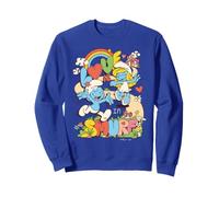 Smurfs Smurfette Valentine Day Love Romance Retro Kiss Heart Sweatshirt