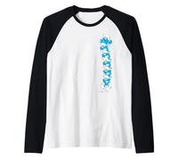 Smurfs Teamwork Problem Solver Genius Cartoon Retro 80s 90s Raglan Baseball Tee