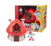 Smurfs The Smurfs Magic Key Playset Papa House, House with Figures, House with Potato Figurine 5 cm, Interior Iconic Accessories and Character Surprise, +3 years, Famous (PUF40000)