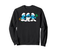 Smurfs Xmas Singing Chior Smurf Christmas Winter Festive Fun Sweatshirt