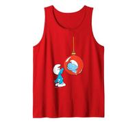Smurfs Xmas Smurf Christmas Winter Festive Tree Decoration Tank Top