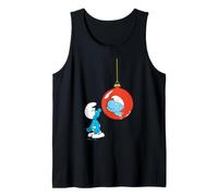 Smurfs Xmas Smurf Christmas Winter Tree Decoration Festive Tank Top