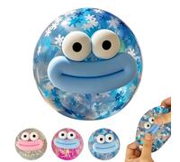 Smushers Face Squishies, Smushers Stress Balls Fidget Sensory Toy, Interchangeable Faces Slow Rebound Sensory Squeeze Balls for Anxiety Relief (Sky Blue)