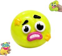 Smushers Sensory with Interchangeable Faces, Funny Curiosities Smushers Dog Face Swap Squishy, Soft Moldable Dog Face Swap Stress Relief Sensory Squeeze Toy for Adults (Green)