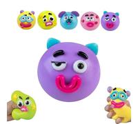 Smushers Squishy, Dog Face Swap Soft Moldable Cute Slow Rise Relaxing Sensory Fidget Fun Desk Accessory for Adults(Purple)