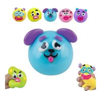 Smushers Squishy, Dog Face Swap Soft Moldable Cute Slow Rise Relaxing Sensory Fidget Fun Desk Accessory for Adults(Blue)