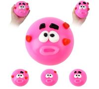Smushers Squishy Sensory Toy with Interchangeable Dog Faces, Slow Rising Stress Relief Ball, Soft Moldable Fidget Squeeze Toy for Adults Anxiety, Office Desk Decor, Calming Sensory Gift