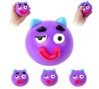Smushers Squishy Sensory Toy with Interchangeable Dog Faces, Slow Rising Stress Relief Ball, Soft Moldable Fidget Squeeze Toy for Adults Anxiety, Office Desk Decor, Calming Sensory Gift