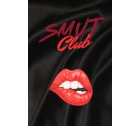 Smut Club, Book Club black/red Lined/Ruled Journal, Diary, Notebook, etc. 150 Page, 6x9 - writing, journaling for reflection, wellness, intention, self-care. For work, business, school or personal.
