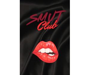 Smut Club, Book Club black/red Lined/Ruled Journal, Diary, Notebook, etc. 150 Page, 6x9 - writing, journaling for reflection, wellness, intention, self-care. For work, business, school or personal.