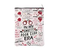 Smutty Book Club Book Sleeve Spicy Reader Book Cover Lovers Gift Spicy Book Club Gift Dark Romance Gift for Bookish Bookworm (SmuttyBookClubEraBS)