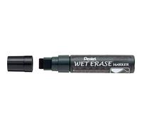 SMW56-A Chalk Markers Wet Erase Jumbo Chisel Tip 3.5-10.5 mm Black