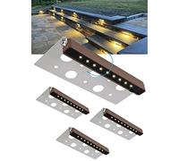 SMY Lighting 4Pack 7 Inch 2.5W LED Hardscape Lighting Retaining Wall Lights, IP68 Waterproof 12V-36V Low Voltage AC/DC Soft White 2700K Hardscape Paver Light Outdoor Step Lights 40,000 Hours Lifespan